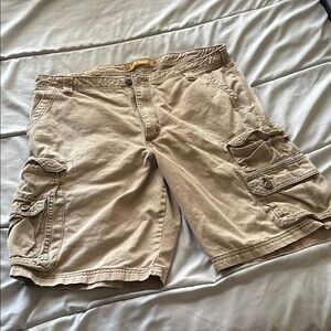Lee Dungarees Tan Cargo Shorts
